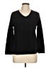 Talbots Outlet 100% Cotton Black Pullover Sweater Size Lg Petite - photo 1