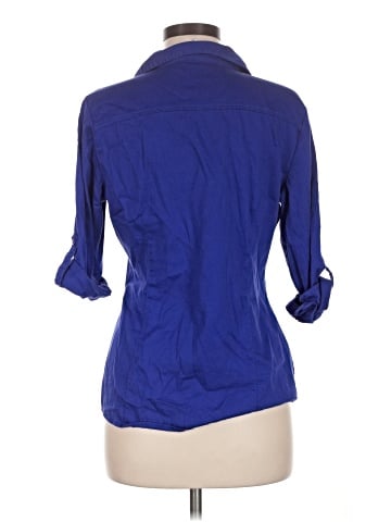 Fred David 3/4 Sleeve Button-Down Shirt (view 2)