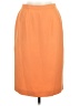 Le Suit 100% Polyester Solid Orange Formal Skirt Size 8 - photo 1
