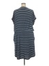 Terra & Sky Stripes Blue Casual Dress Size 2X - photo 2