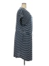 Terra & Sky Stripes Blue Casual Dress Size 2X - photo 4