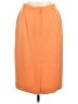 Le Suit 100% Polyester Solid Orange Formal Skirt Size 8 - photo 2
