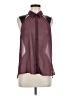 Studio Y 100% Polyester Burgundy Sleeveless Blouse Size M - photo 1