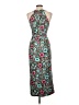 Talbots Paisley Teal Casual Dress Size Lg Petite - photo 2