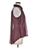 Studio Y 100% Polyester Burgundy Sleeveless Blouse Size M - photo 4