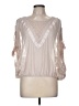Free People 100% Polyester Pink 3/4 Sleeve Blouse Size M - photo 1