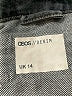 ASOS 100% Cotton Black Denim Jacket Size 10 - photo 6
