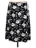 Notations Floral Black Casual Skirt Size 0X - photo 1