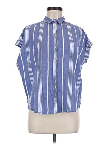 Madewell Central Shirt in Highley Stripe (view 1)