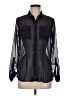 Eddie Bauer 100% Polyester Black Long Sleeve Blouse Size M - photo 1