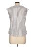 Talbots 100% Cotton Gray Sleeveless Blouse Size 10 Petite - photo 2
