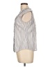 Talbots 100% Cotton Gray Sleeveless Blouse Size 10 Petite - photo 5