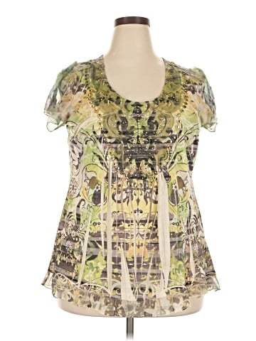 One World Short Sleeve Blouse (view 1)