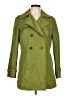 Zara Basic Green Trenchcoat Size L - photo 1