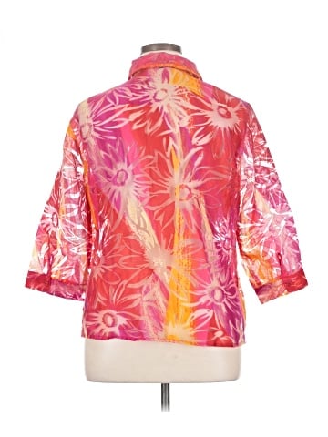 Notations 3/4 Sleeve Button-Down Shirt (view 2)