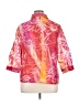 Notations Tropical Pink 3/4 Sleeve Button-Down Shirt Size XL - photo 2