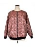 Eva Franco Print Red Jacket Size 1X - photo 1