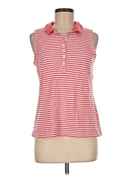 Lands' End Sleeveless Button Down Shirt