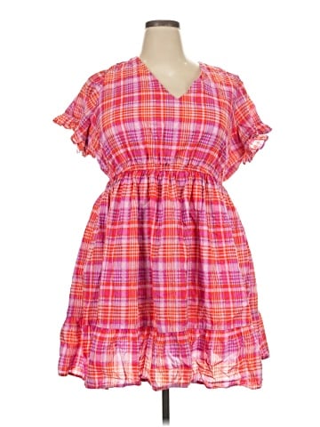 Terra & Sky Casual Dress (view 1)