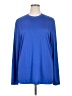 Hanes 100% Polyester Blue Long Sleeve Top Size XL - photo 1