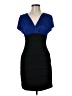 En Focus Studio Color Block Blue Cocktail Dress Size 6 - photo 1