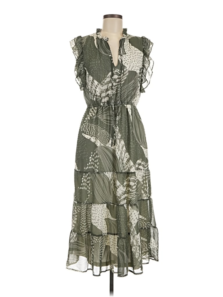 Pre-owned Black Tape_ Casual Dress In Green