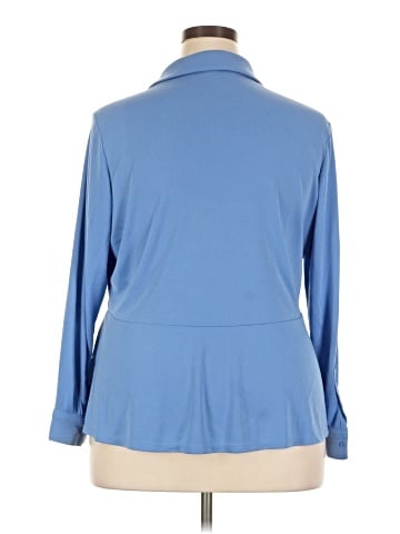 Roz & Ali Long Sleeve Blouse (view 2)
