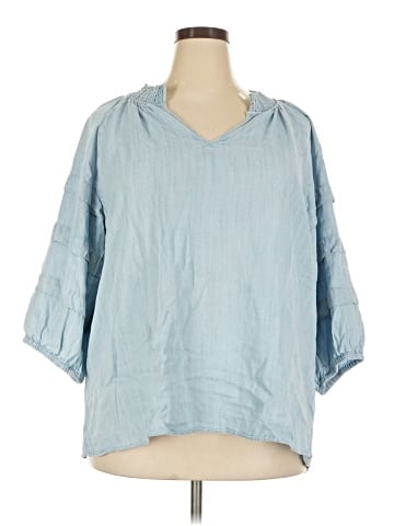 Soft Surroundings 3/4 Sleeve Blouse (view 1)
