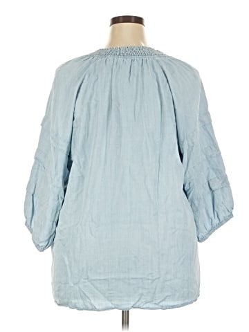Soft Surroundings 3/4 Sleeve Blouse (view 2)