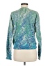Sundance 100% Cotton Paisley Teal Pullover Sweater Size M - photo 2