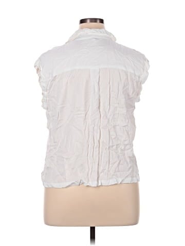 Rose + Olive Sleeveless Button-Down Shirt (view 2)