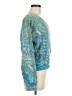 Sundance 100% Cotton Paisley Teal Pullover Sweater Size M - photo 4