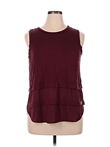 MICHAEL Michael Kors Sleeveless Blouse (view 1)