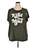 Torrid Green Short Sleeve T-Shirt Size 4X Plus (4) - photo 1