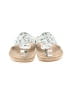 Jack Rogers Silver Flip Flops Size 9 1/2 - photo 2