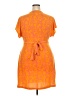 Nine West 100% Polyester Paisley Orange Cocktail Dress Size XXL - photo 2