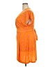 Nine West 100% Polyester Paisley Orange Cocktail Dress Size XXL - photo 5