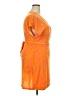 Nine West 100% Polyester Paisley Orange Cocktail Dress Size XXL - photo 4