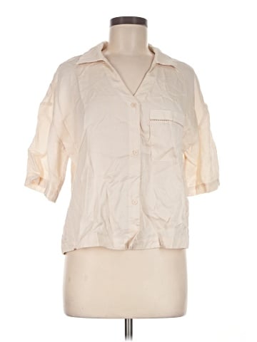 Eberjey 3/4 Sleeve Button-Down Shirt (view 1)