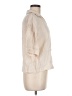 Eberjey 100% Tencel Ivory 3/4 Sleeve Button-Down Shirt Size M - photo 4