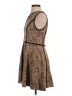 Esley Paisley Brown Cocktail Dress Size S - photo 5