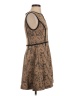 Esley Paisley Brown Cocktail Dress Size S - photo 4