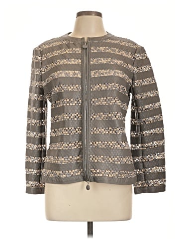 Armani Collezioni Leather Jacket (view 1)