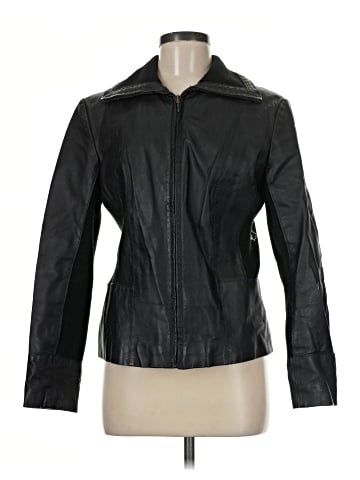 Coldwater Creek Leather Jacket (view 1)
