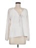 CeCe Ivory Long Sleeve Blouse Size M - photo 1