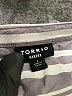Torrid 100% Modal Stripes Gray 3/4 Sleeve Button-Down Shirt Size 1X Plus (1) - photo 7