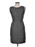 Monteau 100% Polyester Tweed Gray Casual Dress Size M - photo 2