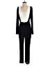 BCBGMAXAZRIA Color Block Black Jumpsuit Size 2 - photo 1