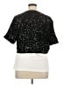 CeCe 100% Polyester Black Short Sleeve Blouse Size XL - photo 2