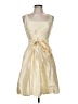 Coast 100% Silk Gold Cocktail Dress Size 8 - photo 1